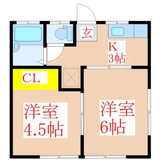 エスペランサ III【1階】の間取り