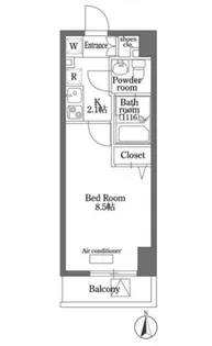 プランドル明大前【3階】の間取り
