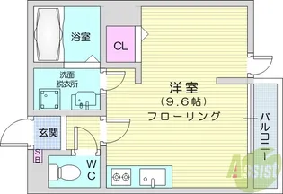 メリディアン岩沼 壱番館【3階】の間取り