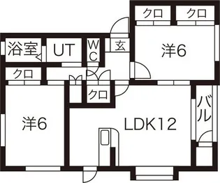 エスペランス A棟【2階】の間取り