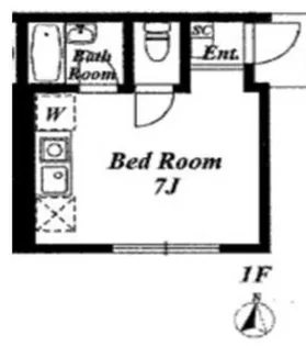 ファーストホーム森下【1階】の間取り