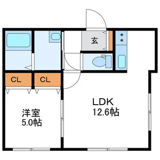 エフェクトN21【1階】の間取り