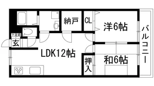 内山マンション【2階】の間取り