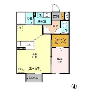 PRINCESS II【2階】の間取り