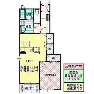 パステル A【1階】の間取り