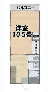 ワコーハイツII【2階】の間取り