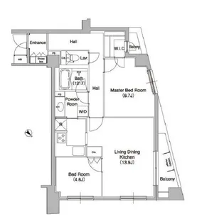 コンフォリア原宿【4階】の間取り