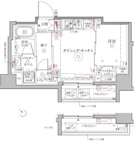 東京都北区豊島2【マンション】の間取り
