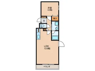 ラ・クラルテ【3階】の間取り