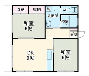 ヴィラフジミ【1階】の間取り