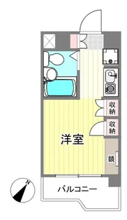 スカイコート明大前第2【6階】の間取り