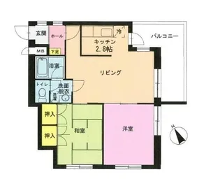 グランドハーミテージ【2階】の間取り