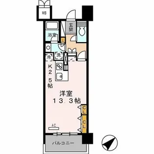 ロイヤルパークス豊洲【3階】の間取り