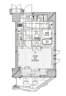 レガリス木場ステーションフロント【4階】の間取り