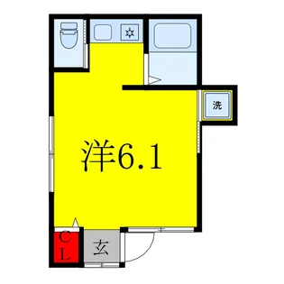 山一上中里ステーツ【1階】の間取り
