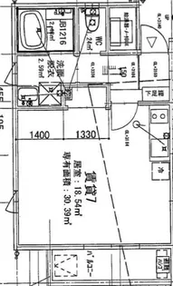 フィユメゾン学南町【2階】の間取り