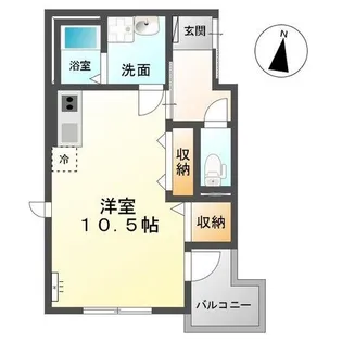 メゾンドエーグル【2階】の間取り