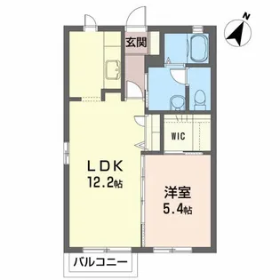 ブランシュ梅田町【1階】の間取り