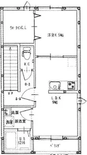 ルミウス延喜B棟【2階】の間取り