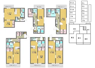 アルカディア舟木町【1階】の間取り