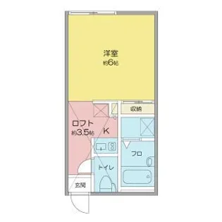 EXEO横越中央【1階】の間取り