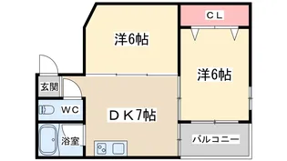 KTI南森町【5階】の間取り