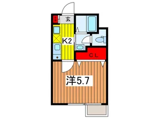 ルーチェ大宮.【4階】の間取り