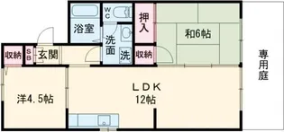 メゾン秋月【1階】の間取り
