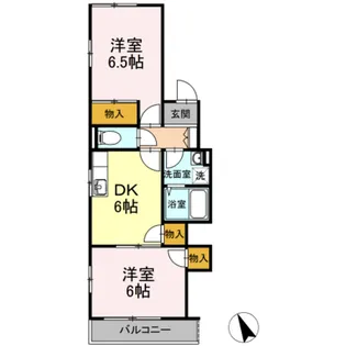 メゾンドコトー【1階】の間取り