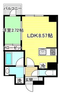 APPLE原町【3階】の間取り