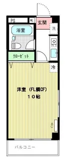 リバティー旗の台【3階】の間取り