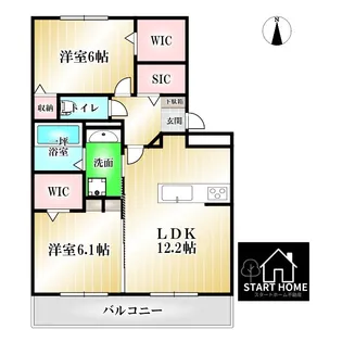 セジュールシンワ【3階】の間取り