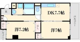 ノーブルコート【2階】の間取り