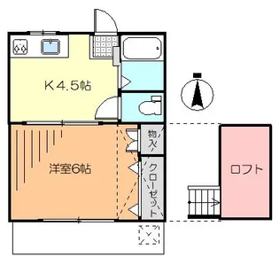 ウェルハウス【1階】の間取り