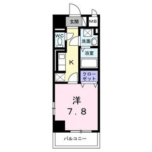 サンライズ 江平中町【2階】の間取り