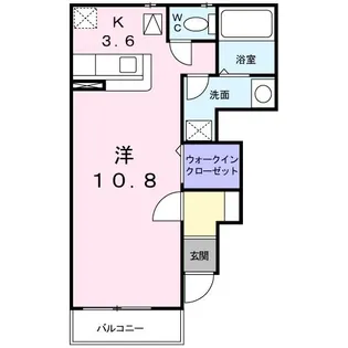 リヴェール桂【1階】の間取り