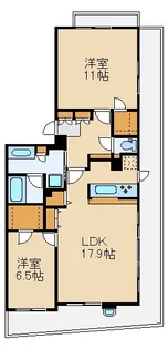 ライオンズガーデン練馬南【5階】の間取り