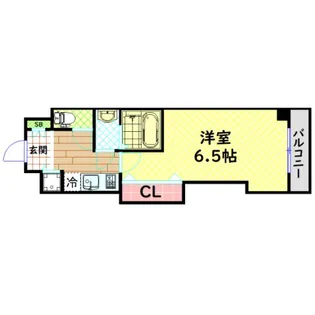 Luxe難波西I【6階】の間取り