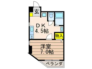 ラフィーヌモン【4階】の間取り