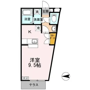 グリーンヒル【1階】の間取り