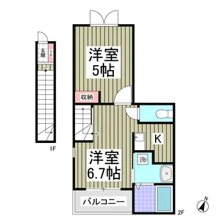 グランデ・ヒルズ【2階】の間取り