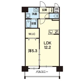 テクノパレス THE YUUKI【5階】の間取り