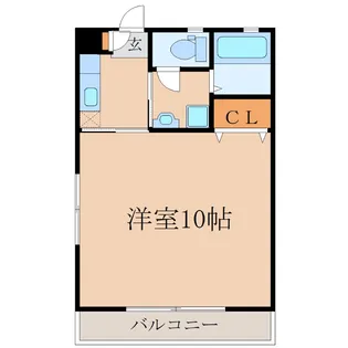 メープル西原【3階】の間取り