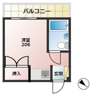 メゾン高【2階】の間取り