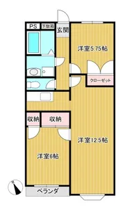 リトルヒルズ88【2階】の間取り