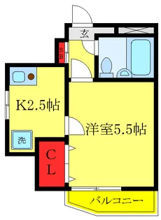 メゾンツカモト【5階】の間取り