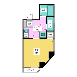 メルローズハイツ【2階】の間取り