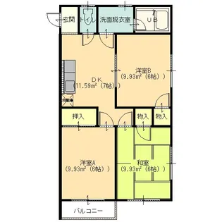 アネックス21福富1【1階】の間取り
