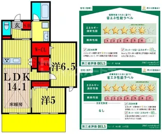 アレーズKASHIWANOHA【1階】の間取り