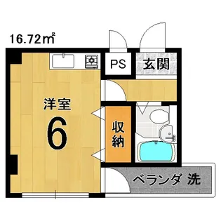 ネオ・ボナール華【4階】の間取り